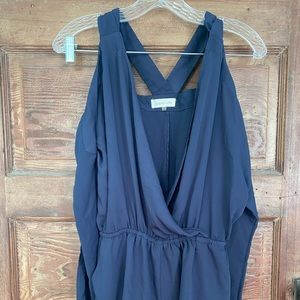Sugar + Lips Blue/Purple Cutout Romper